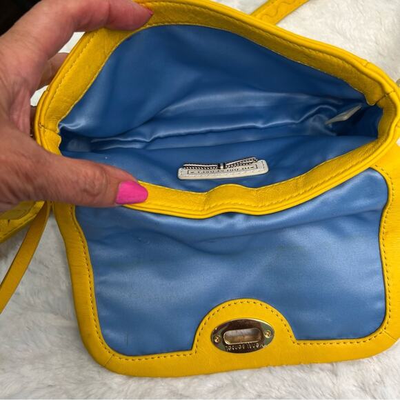 Henri Bendel Mini Crossbody Mustard Color - Picture 4 of 16